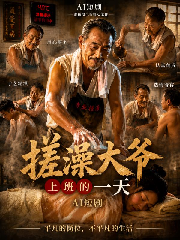 搓澡大爷上班的一天封面
